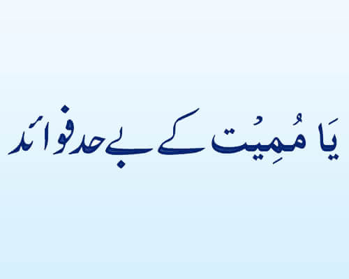 اس میں الٰہی یَا مُمِیْتُ کا وظیفہ کریں ہزاروں مسائل فوری حل ہوں گے انشاء اللہ