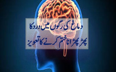 دماغ کی رگوں میں درد کاپھڑپھڑانا ختم کرنے کا تعویز