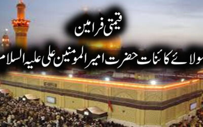 Qeemti Farameen Mola Kainat Hazrat Ameer Al Momineen A.S